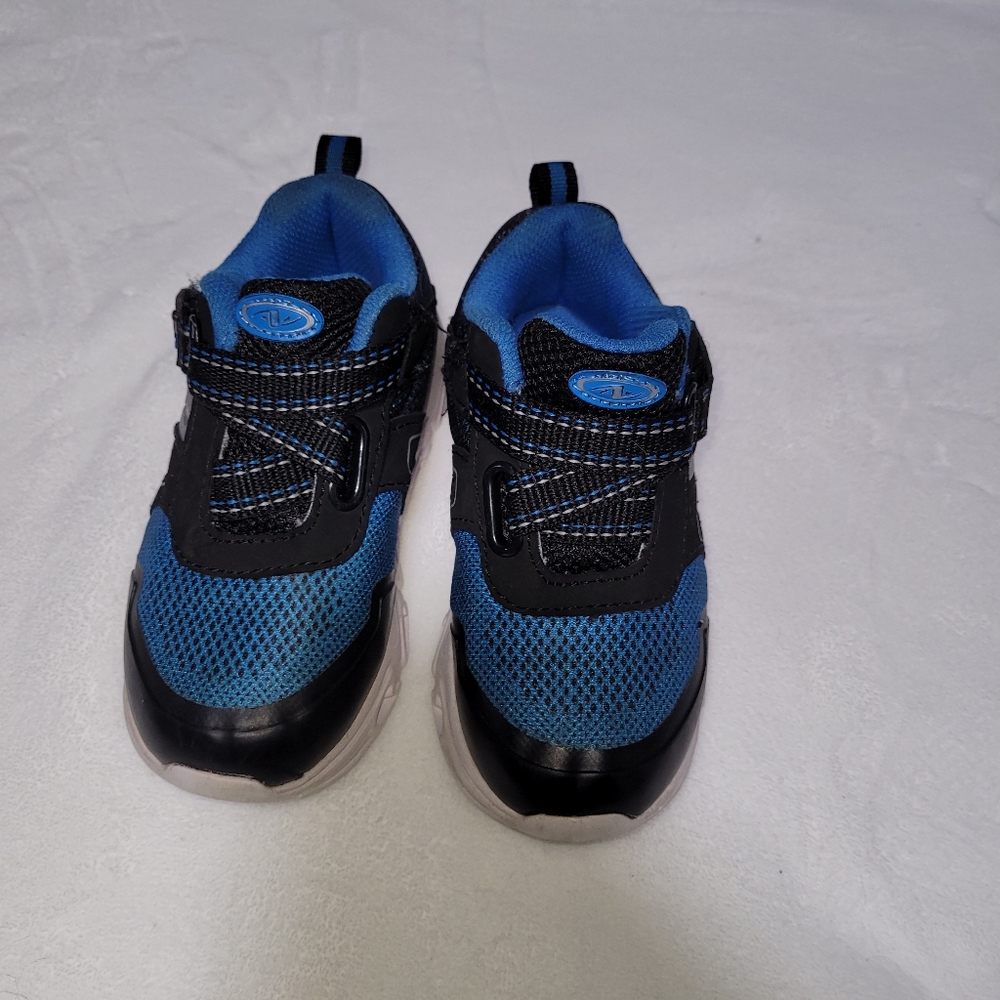 Blue light up shoes
